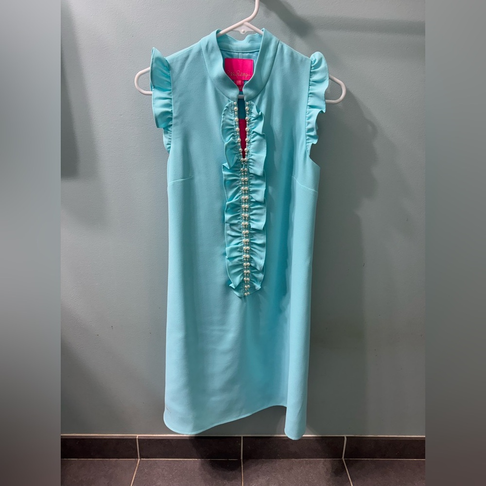 NWT Lilly Pulitzer Adalee Shift- Blue Ibiza
